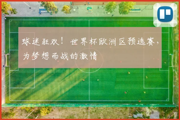 球迷狂欢！世界杯欧洲区预选赛，为梦想而战的激情